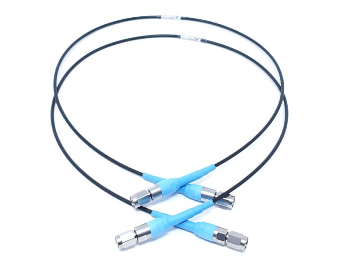 50 GHz 1201 matched cable pair assembly with 2.4mm connectors